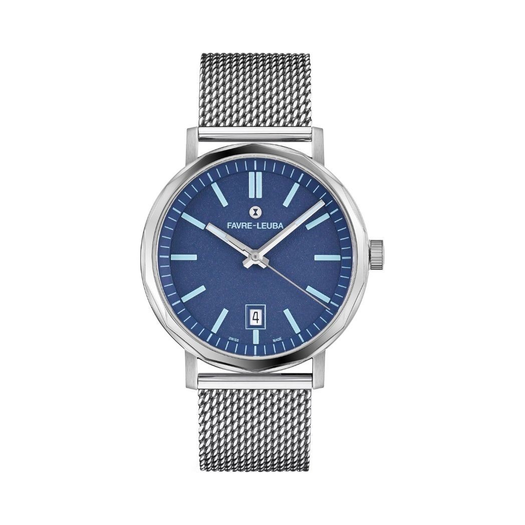 Favre-Leuba Sandow Steel Date 40mm men watch