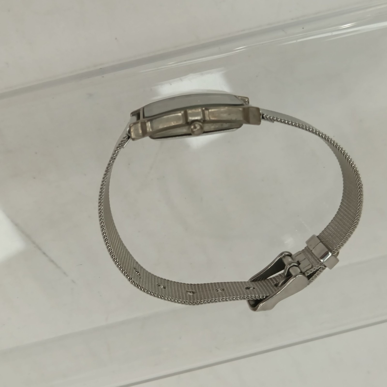 Calvin Klein Quartz Wristwatch Silver Mesh Water Resistant Spares Repairs Prelov