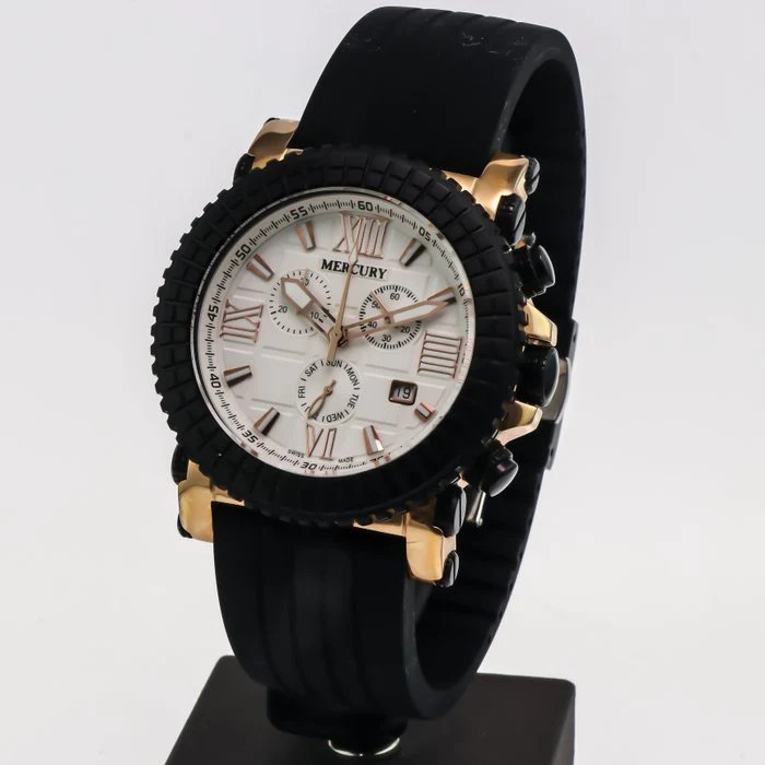 Mercury – Swiss Chronograph – ME10210-RBX-1 Swiss Chronograph Quartz 44mm.