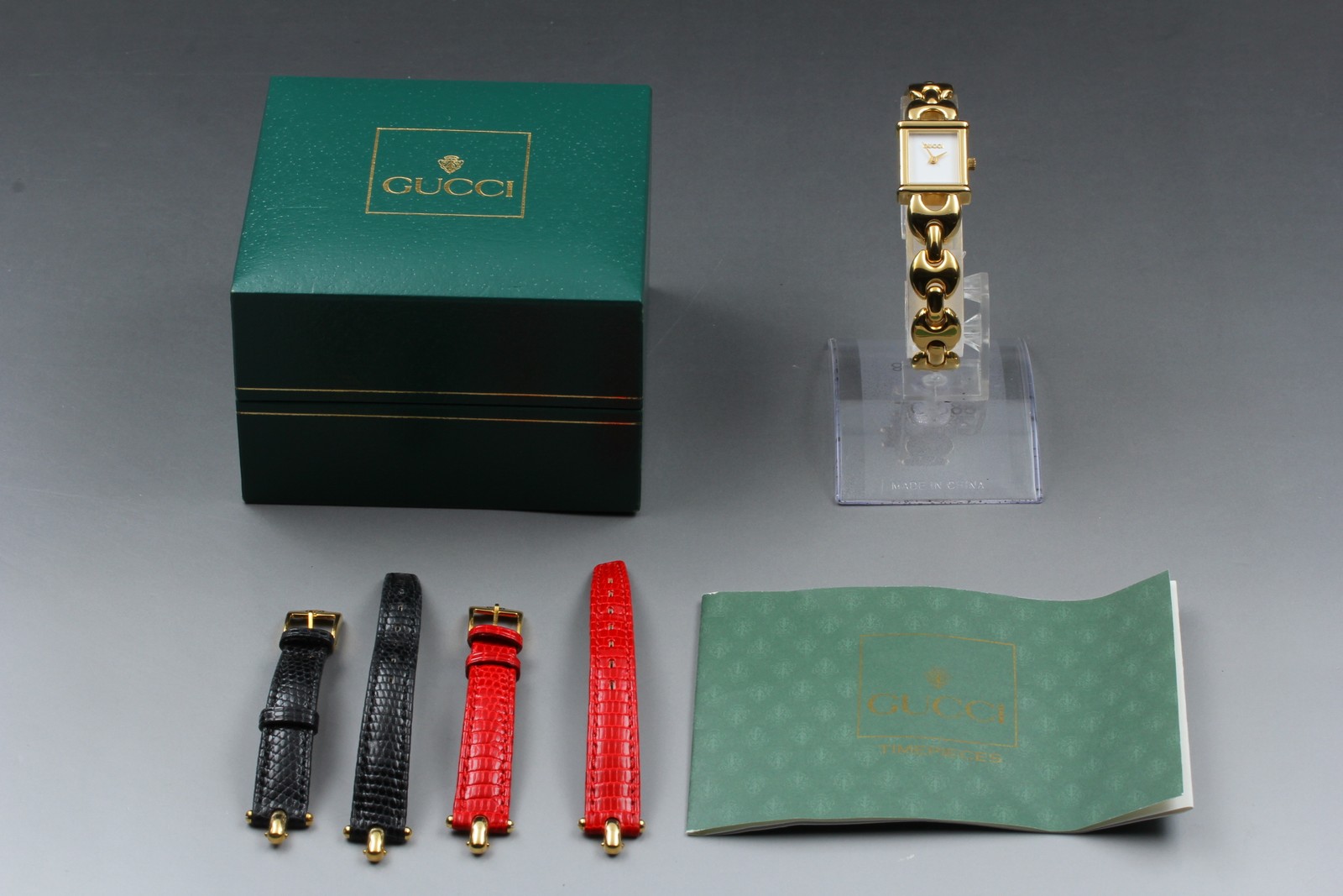 [Near MINT] Gucci Change Belt 1800L 17mm White Dial Quartz Women’s Watch JAPAN