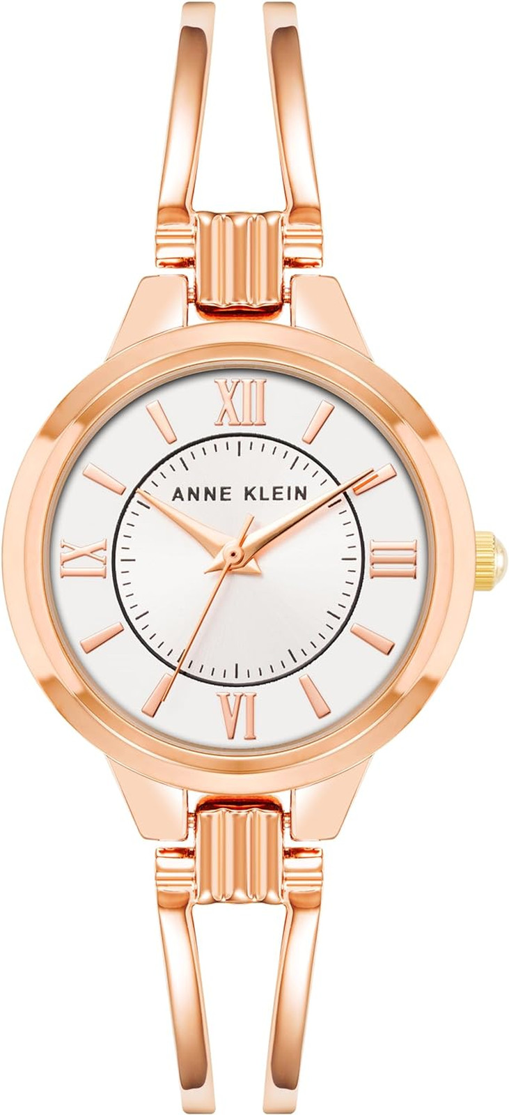 Elegant Silver & Gold-Tone Dress Watch with Japanese Quartz Movement