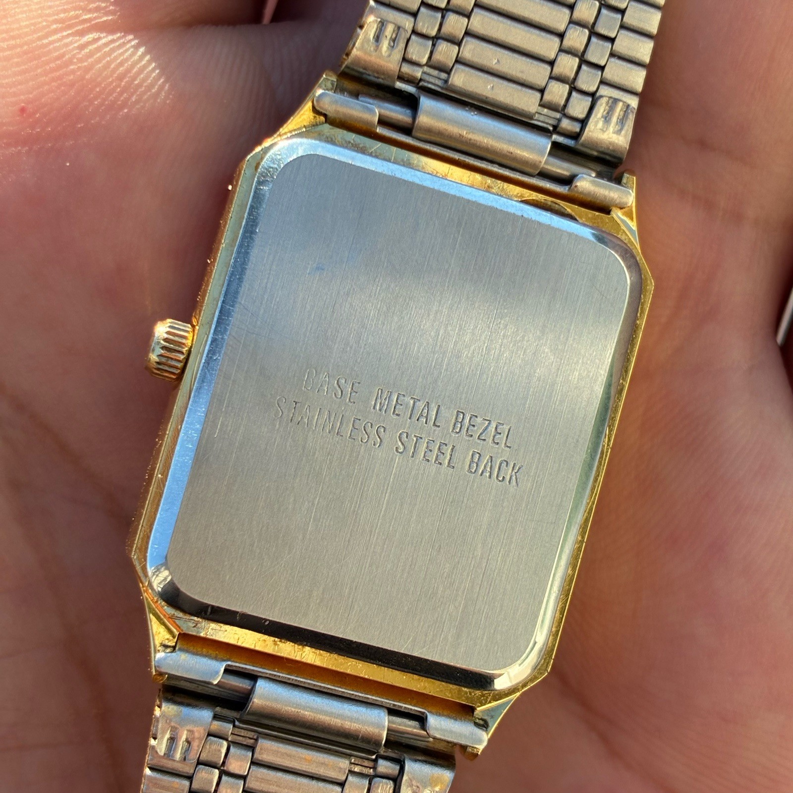 BEAUTIFUL Benrus Men’s Tank Watch – READ Description