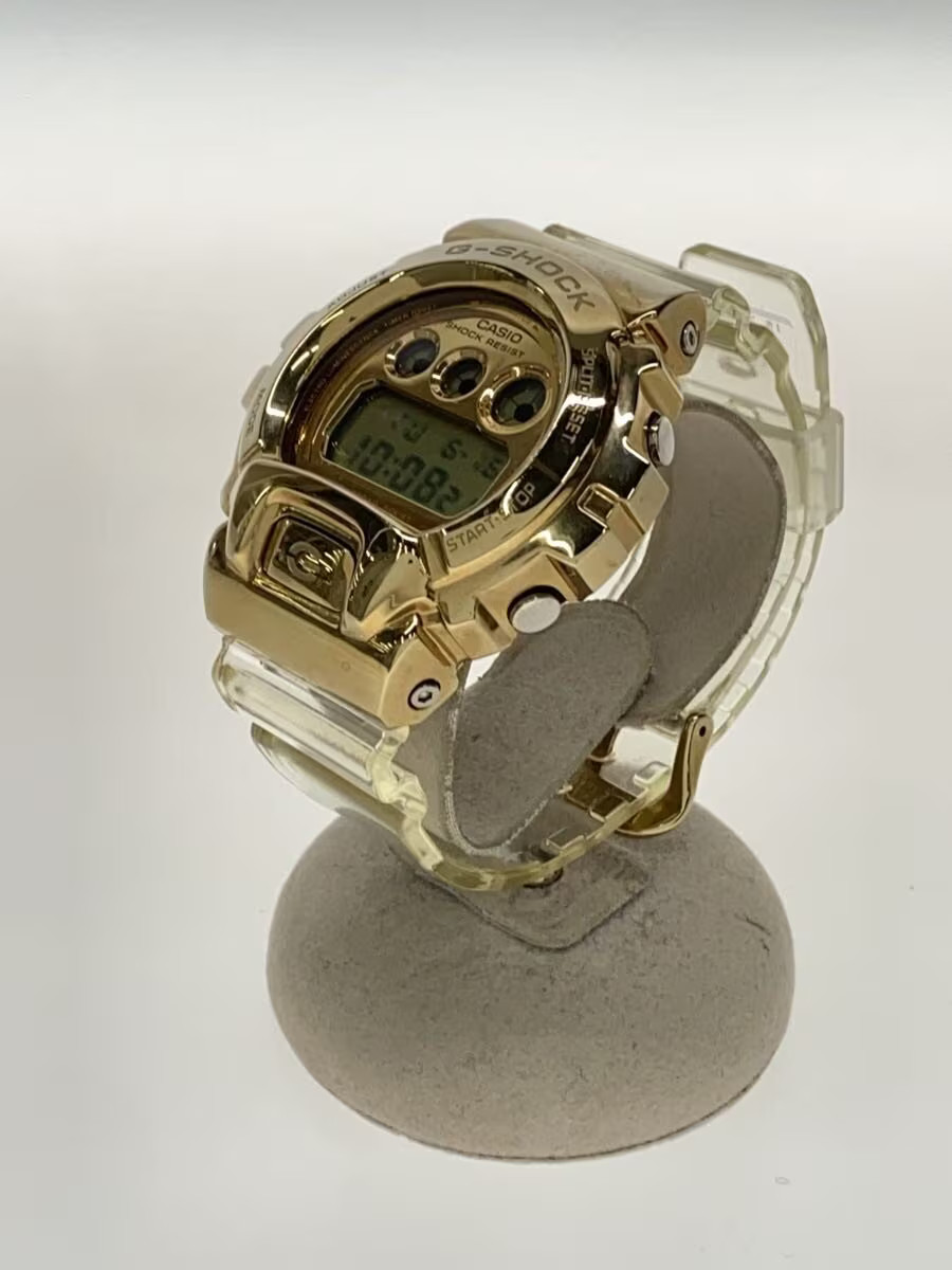 CASIO Quartz Watch G SHOCK Digital Gold Clear GM 6900SG 9JF