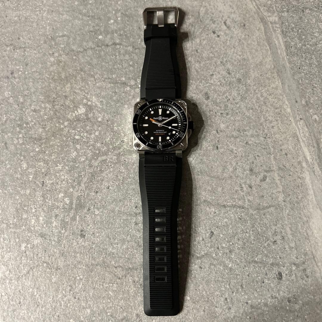 Bell & Ross BR 03-92 Diver Automatic Black Dial Steel Men’s – BR0392-D-BL-ST/SRB