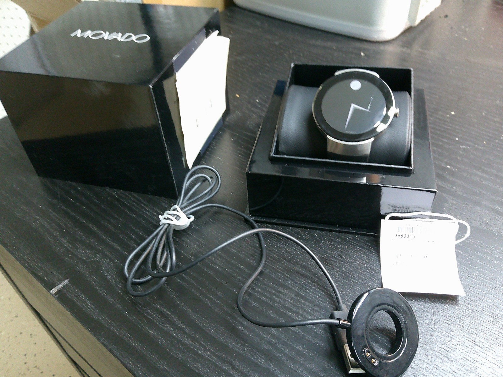Movado Connect Men’s 46.5 mm Digital Smartwatch Silver Stainless Steel 3660016