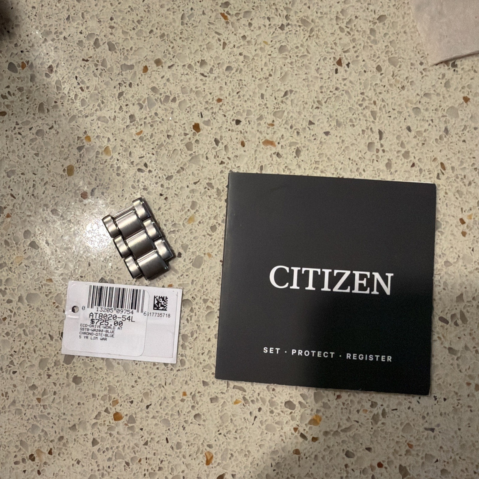 Citizen Men’s Blue Angels World Chronograph AT8020-54L Box and Papers