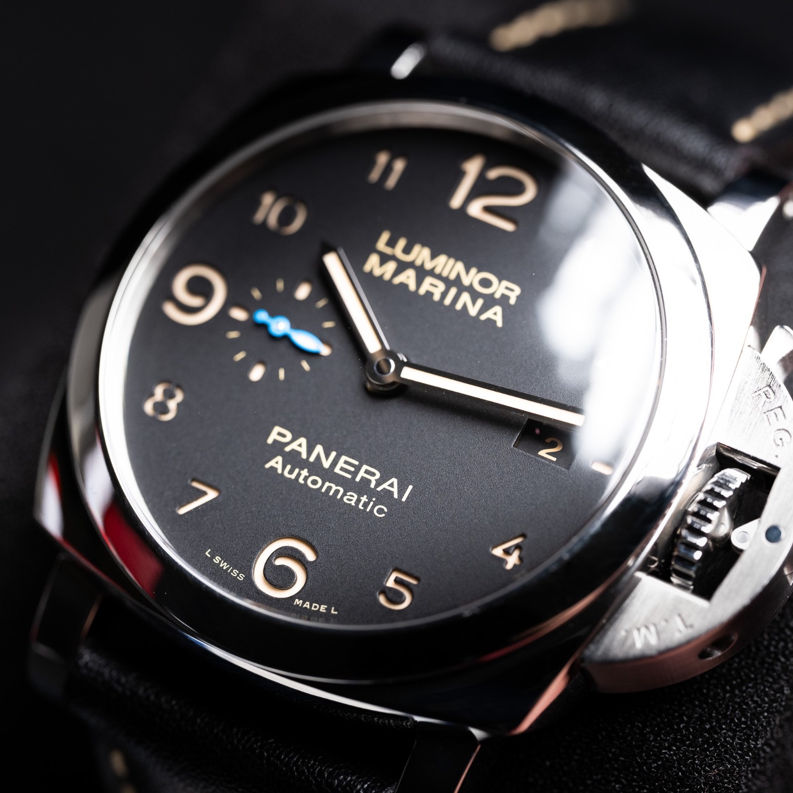 Panerai Luminor Marina Leather Strap & Rubber Strap PAM01359