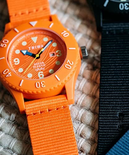 TRIWA Time for Oceans Nemo TFO203 Orange Recycled Plastic Watch Sweden New