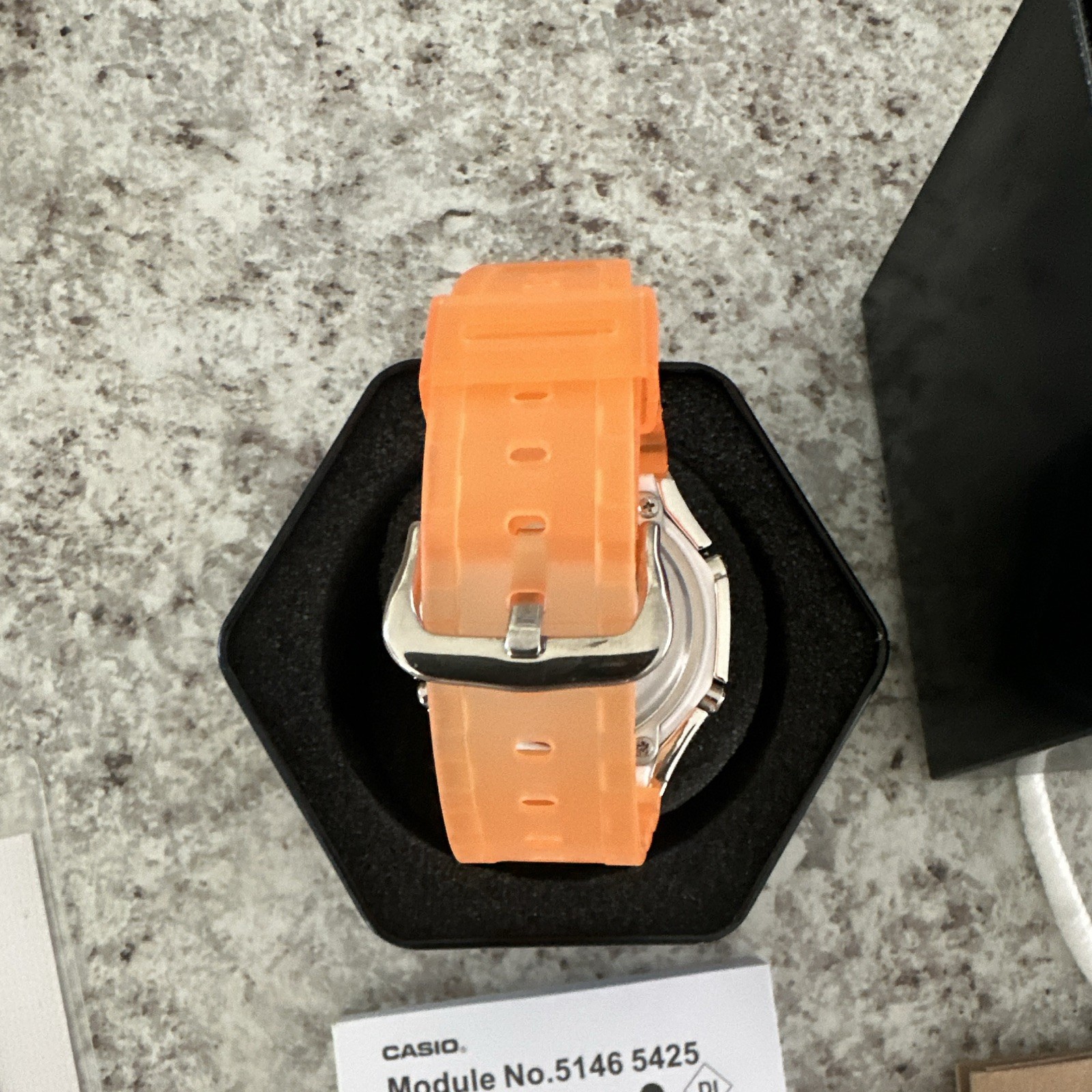 Iced Out Moissanite Mod GA2100 GSHOCK In Orange Dreamsicle New W/ Box & Papers