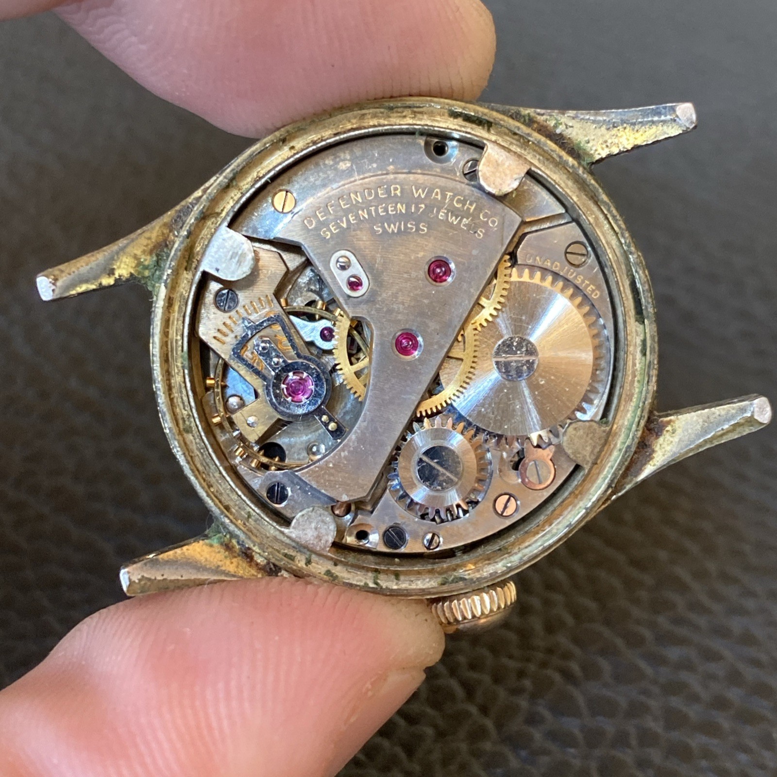 1940s WWII Defender Mechanical Watch Waterproof Shock Resistant Anti-Magnetic