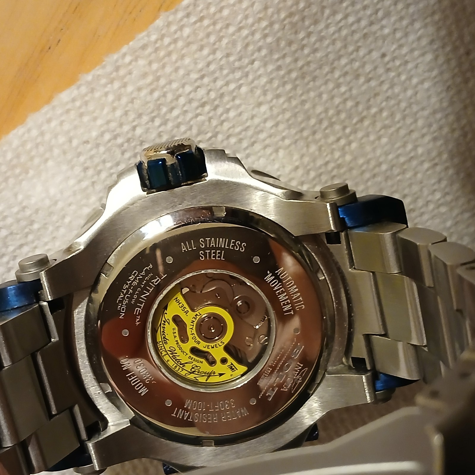 Invicta Bolt Men’s Watch – Automatic Movement Blue Stainless Steel (38030