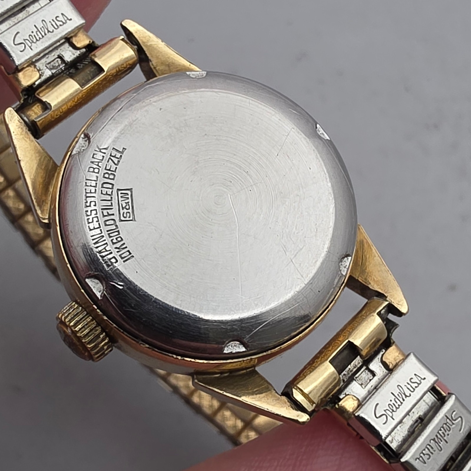 Vintage WITTNAUER Ladies automatic watch 10K GoldFilled Numeric Dial swiss 1960s