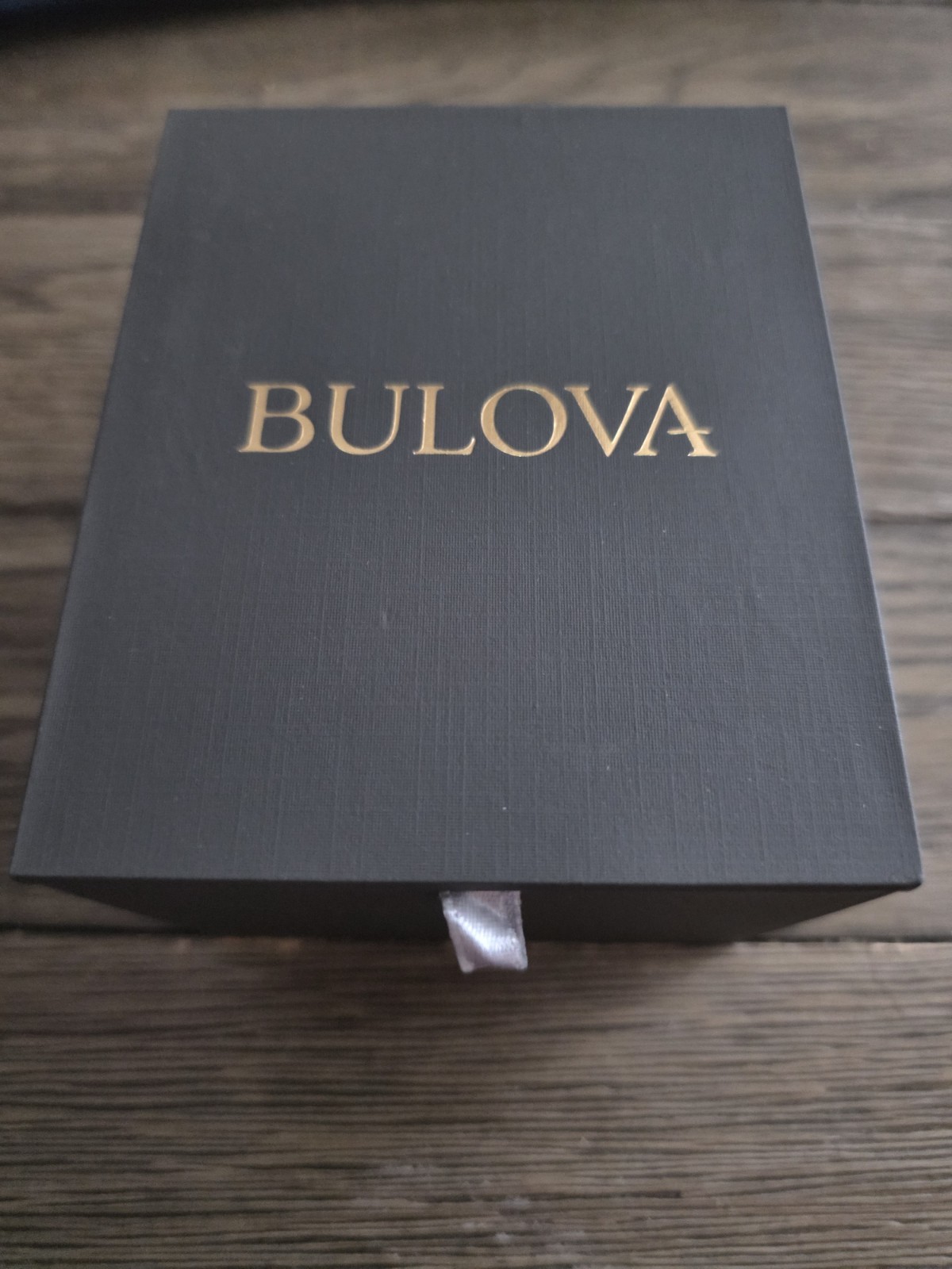 Bulova Classic Collection Mens Gunmetal Grey Dial Steel Quartz Watch 40mm-96B261
