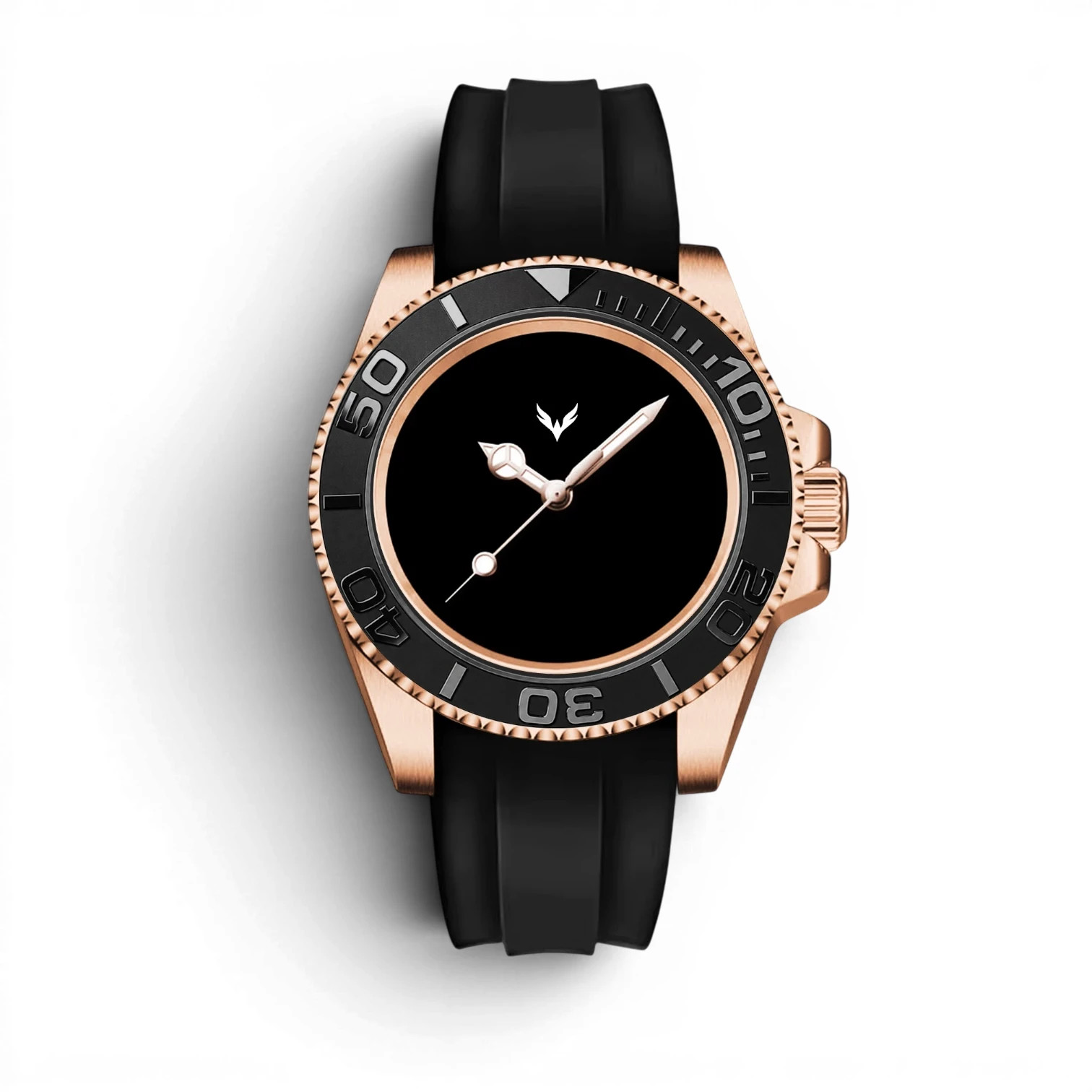 Fenice Subtrack SEA Automatic Watch Black Gold Void 10ATM Miyota