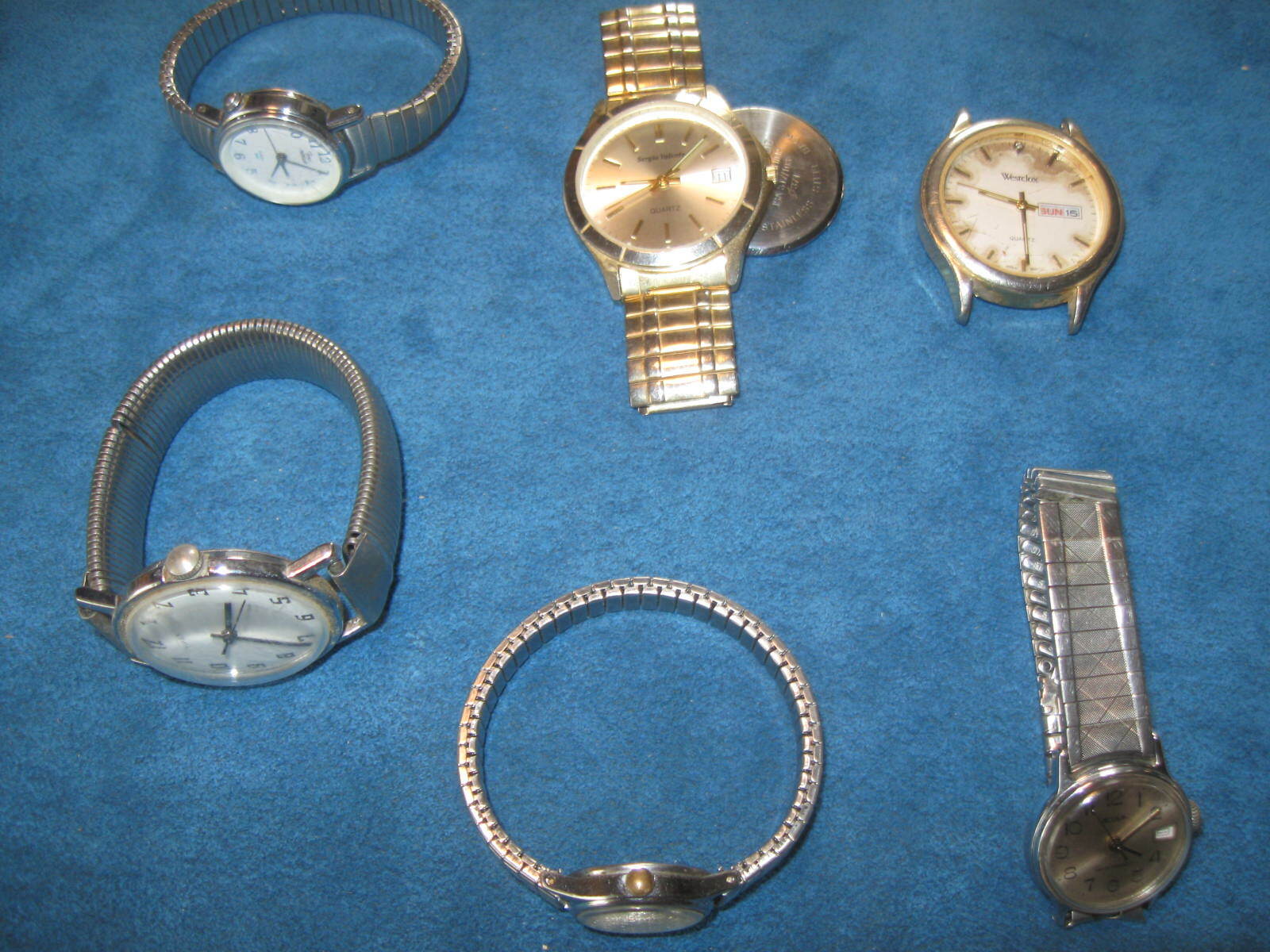 15- Vintage WRISTWATCHES, Various Makes…For parts or repairs only