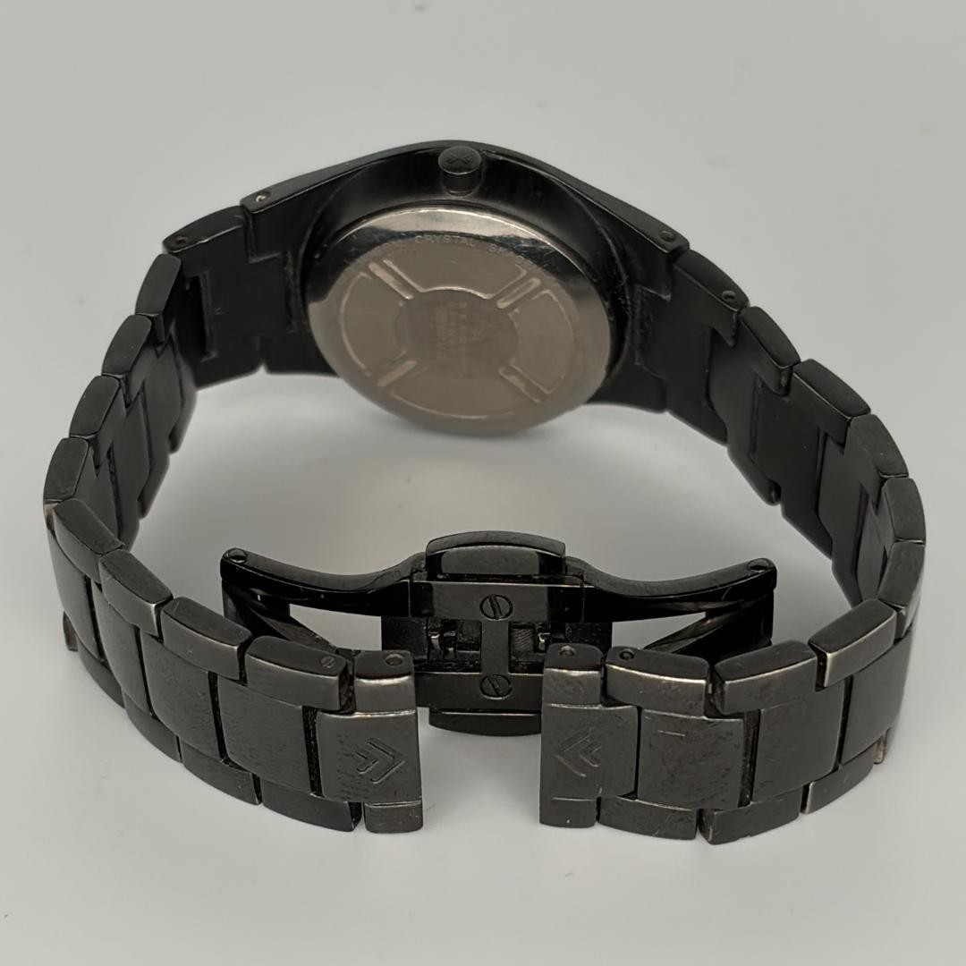 Skagen Black Label Ladies Titanium Watch Quartz Battery From Japan