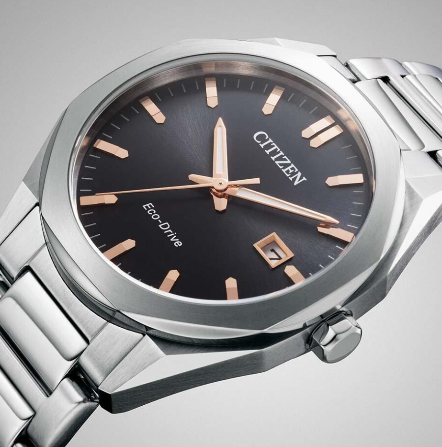Citizen Men’s Classic Eco-Drive Silver Stainless Steel Watch 20 MM BM7620-83E