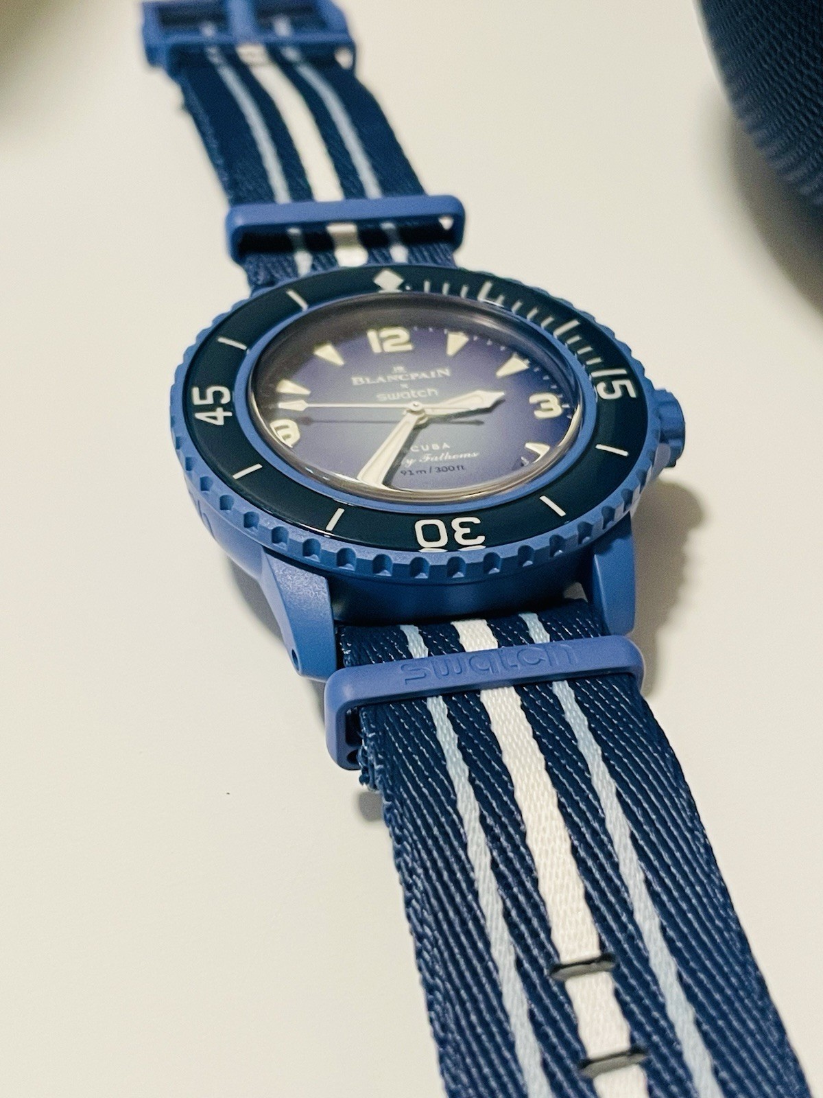 Swatch x Blancpain Bioceramic Scuba Fifty Fathoms – Atlantic Ocean