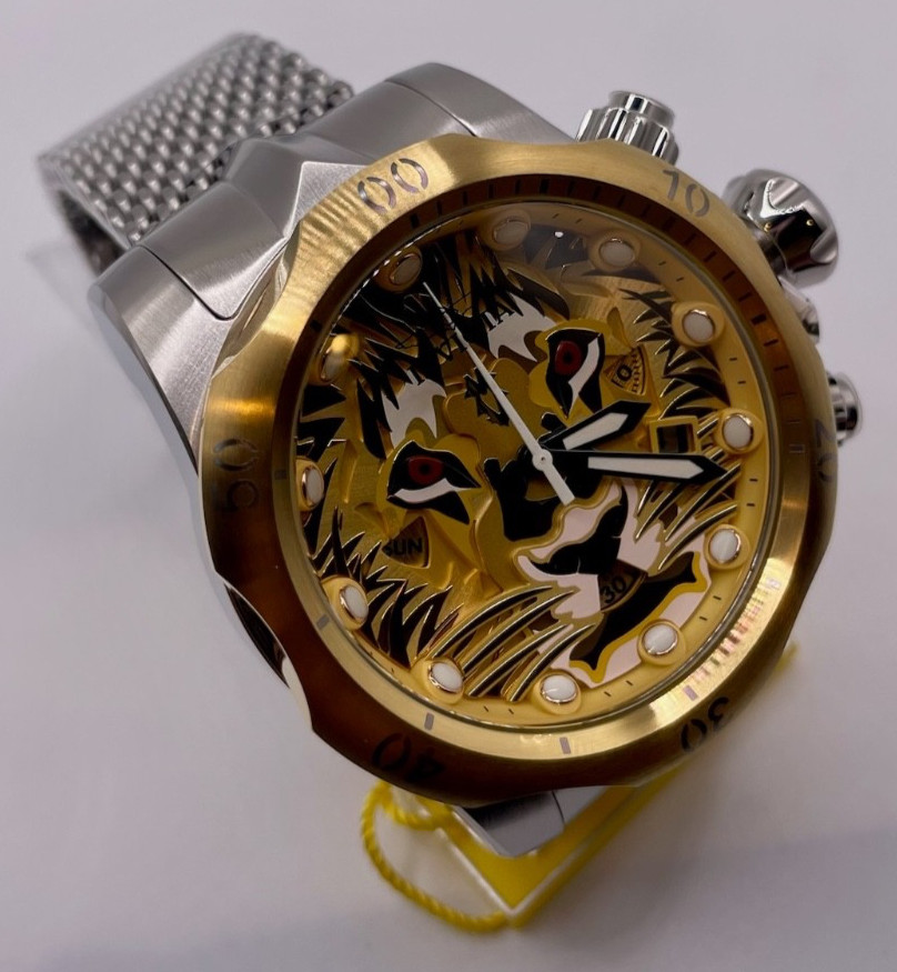 Invicta Venom Lionheart Swiss Ronda Z60 Caliber Men’s Watch – 53.7mm, (48171)