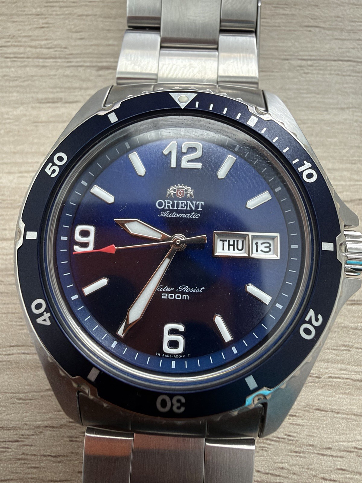 Orient Mako II Blue Dial