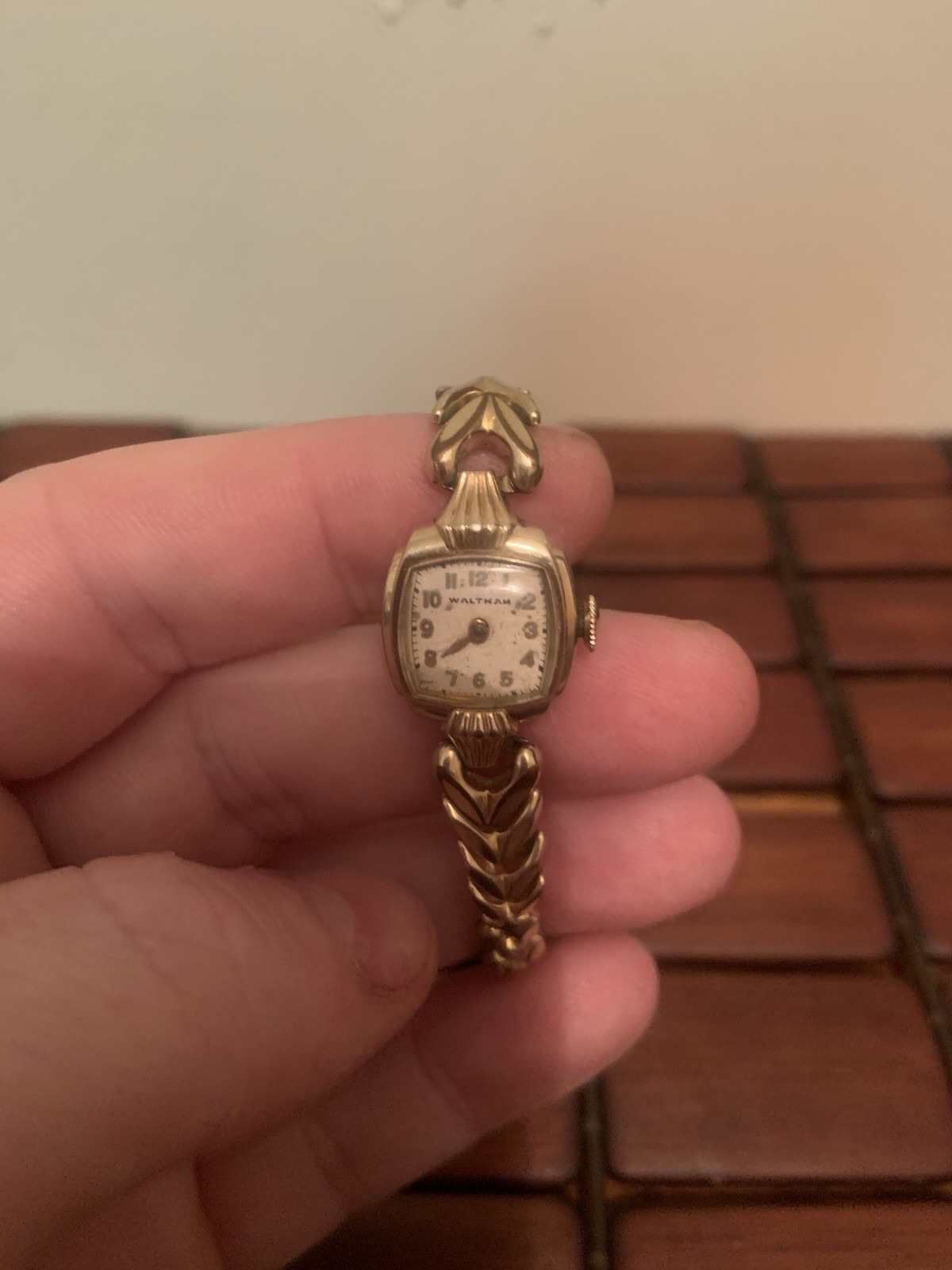 Vintage Waltham Premier 10k Gold Filled Ladies Watch Needs Battery