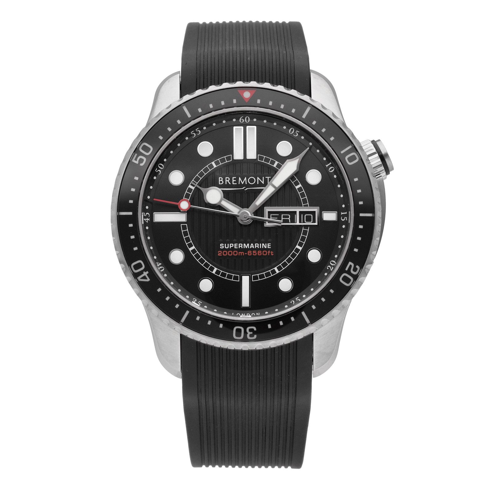 Bremont S2000 Stainless Steel Black Dial 45mm Automatic Men’s Watch S2000-BK-S