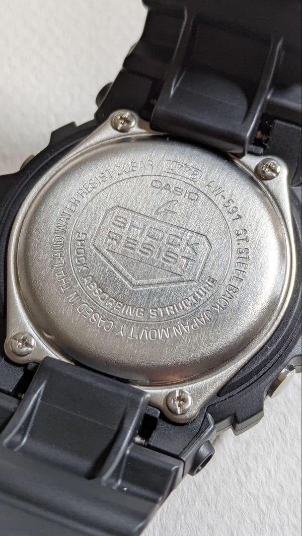 CASIO G-SHOCK AW-591-2AJF World Time LED Light 20 Bar Water Resistant From Japan
