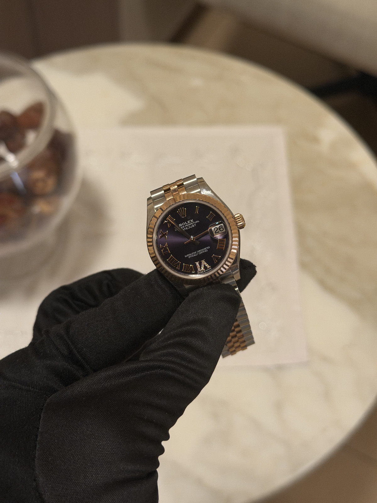 Rolex DateJust Aubergine VI Diamonds 2025 31MM
