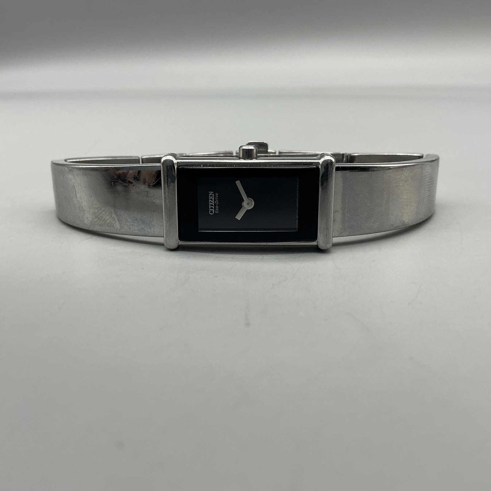 Citizen Eco-Drive Womens Watch 14mm Black Dial G620-S033730 Stainless 6.25″