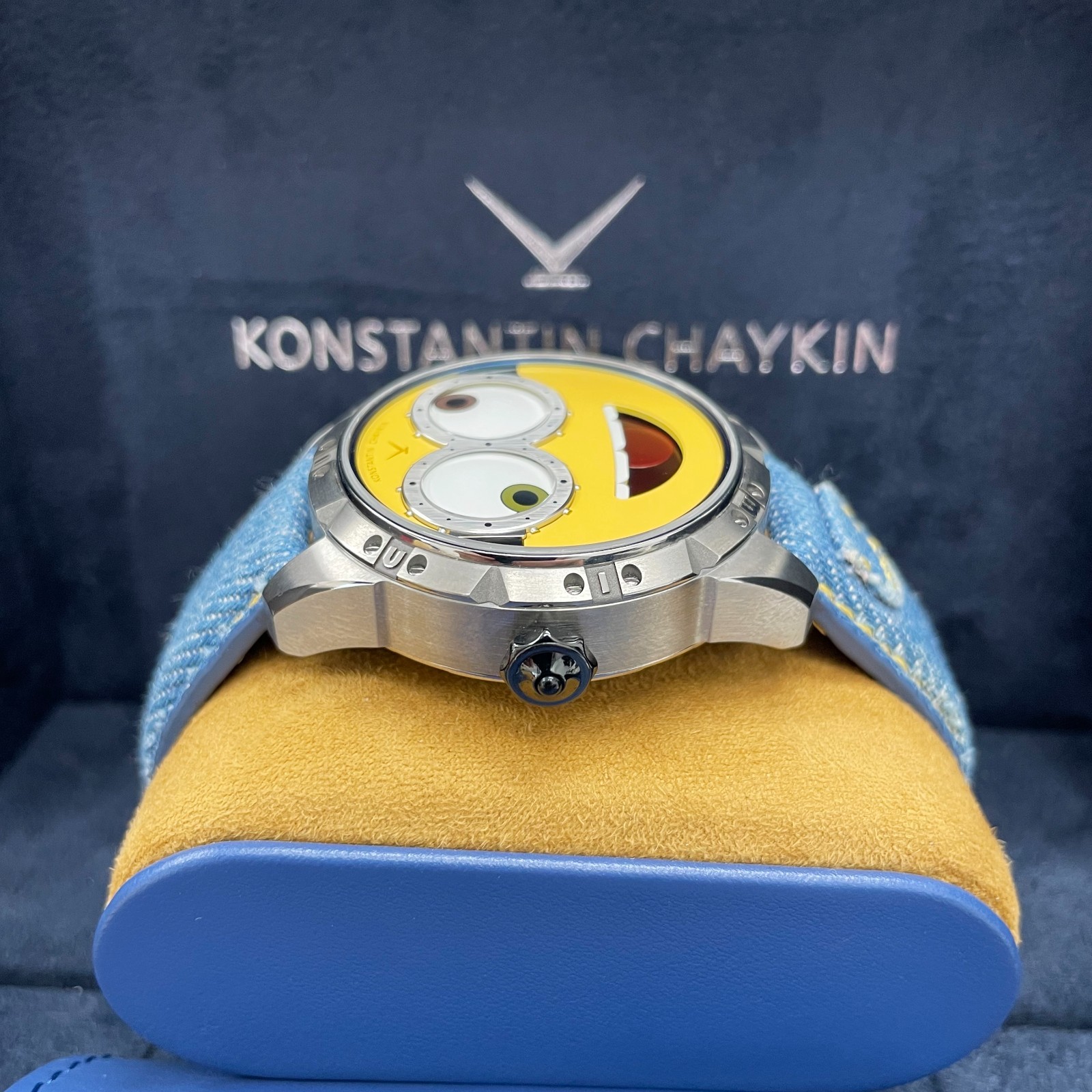 Konstantin Chaykin Minions Titanium 40mm Limited series of 99 pieces Blue Jean