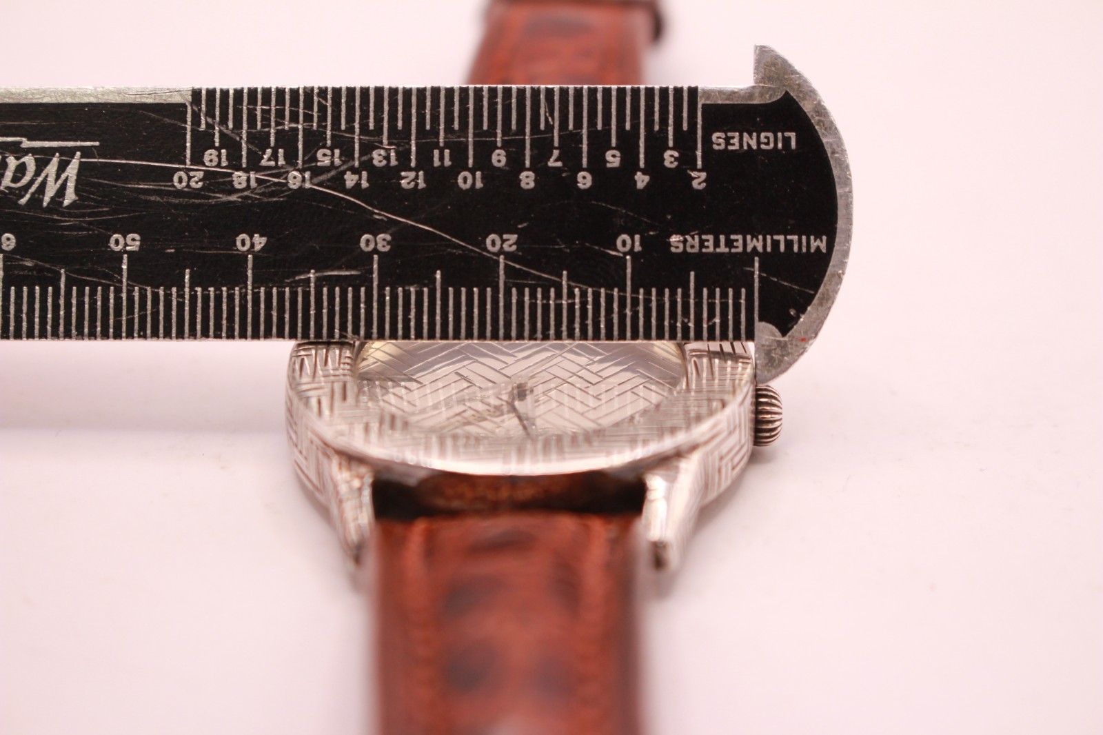 John Hardy Sterling Silver 925 Woven Bedeg Model 4874 Round Quartz Watch