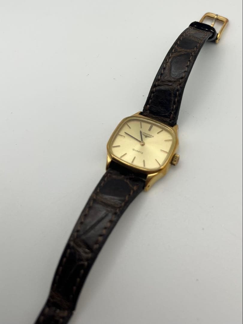 Longines Vintage Square Gold Wristwatch Grand Classic Classic Watch
