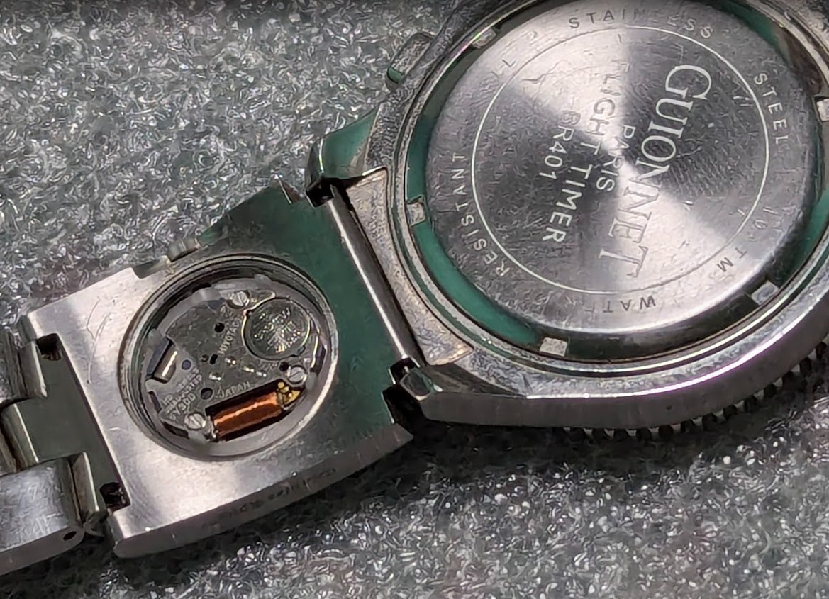 Very Rare Double Aviators 45mm Guionnet Flight Timer Chronograph BR401RTW. Works
