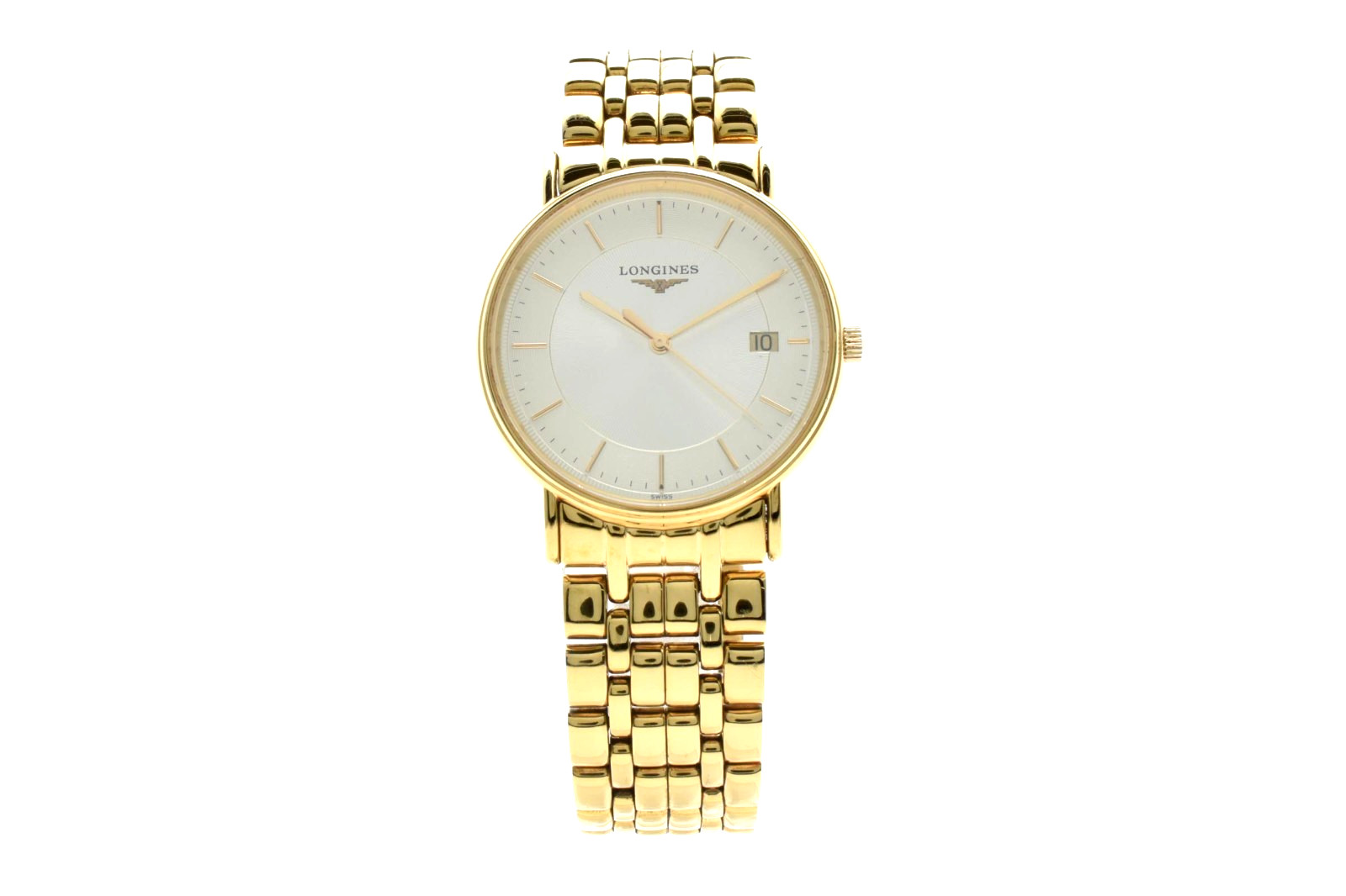 LONGINES Grand ClassicL 4.720.2 Vintage Quartz Men’s Watch Gold Date