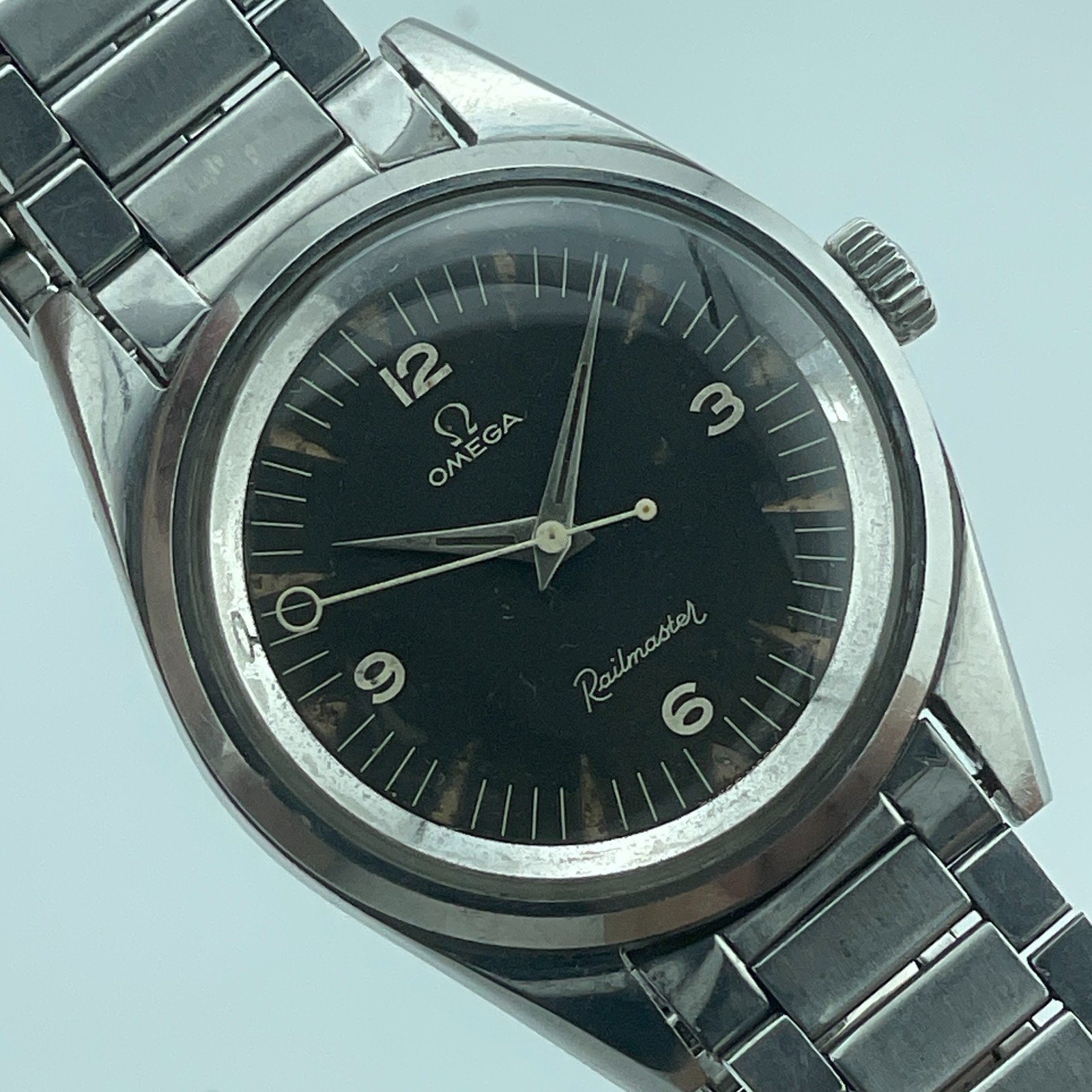 OMEGA RAILMASTER Ref 2914-5 Lollipop Manual wind 285 mov from 59 series 17 Mill