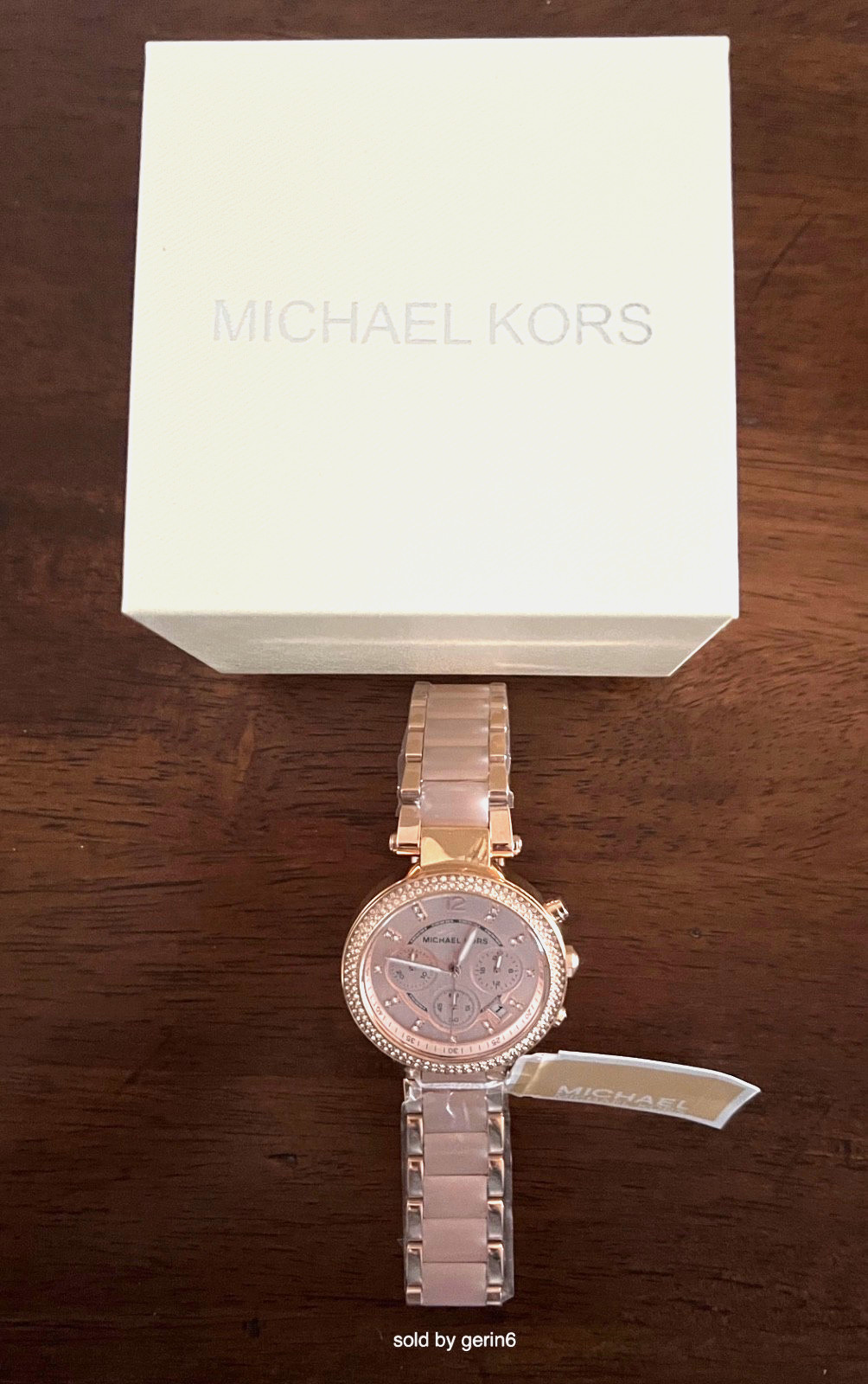 Michael Kors Parker Rose Gold & Blush Watch 39mm, Water Resistant, MK5896, NIB