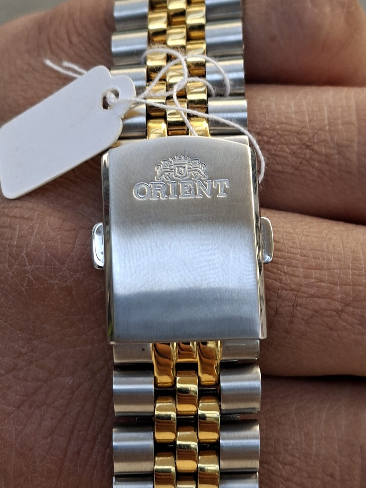 Orient President Automatic Sapphire 100M Day-Date Two Tone Men’s Watch Japan