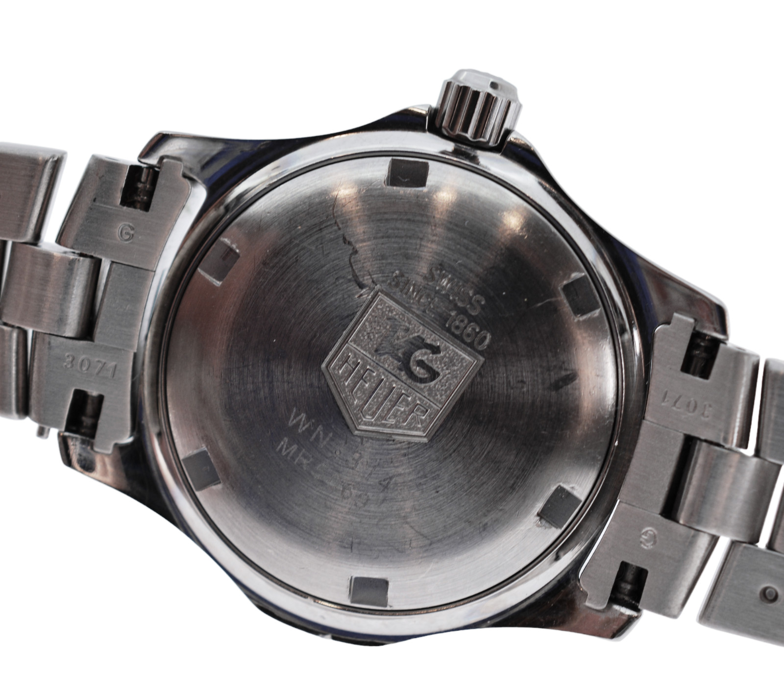 Ladies Tag Heuer 28mm Professional 2000 Exclusive Series Peach Dial Watch WN1314