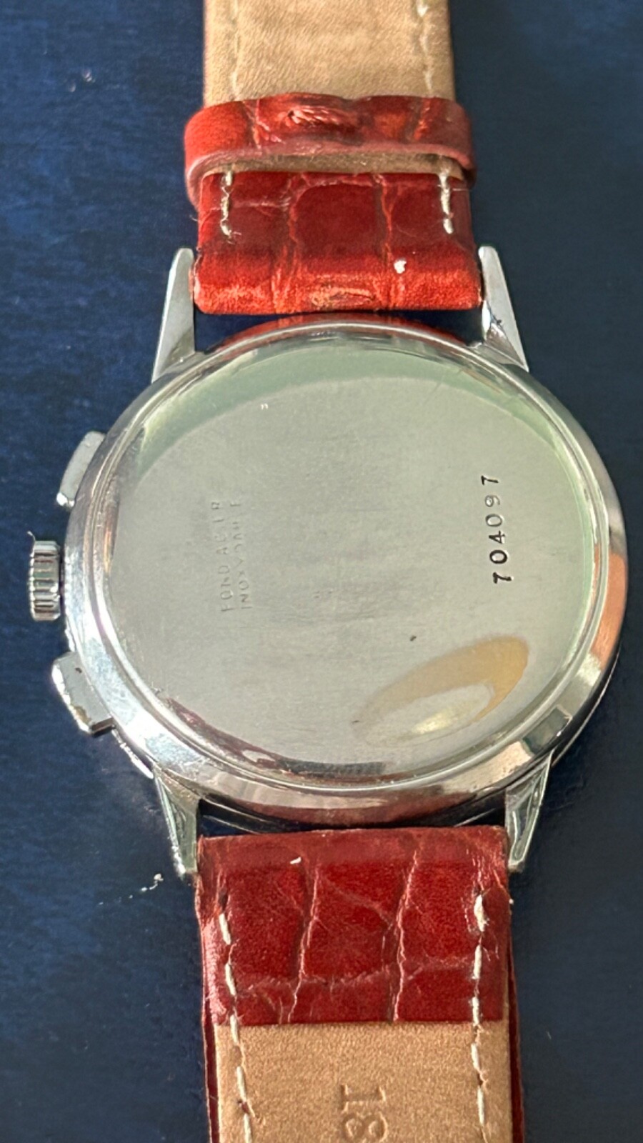 Lemania Chronograph Vintage Original Tropical Dial Cal. 27CH Extremely Rare