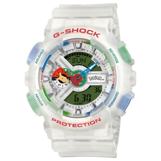 IN HAND – SHIPS NOW – Casio G-SHOCK x Pokémon 30th Anniversary GA110PKM-7A