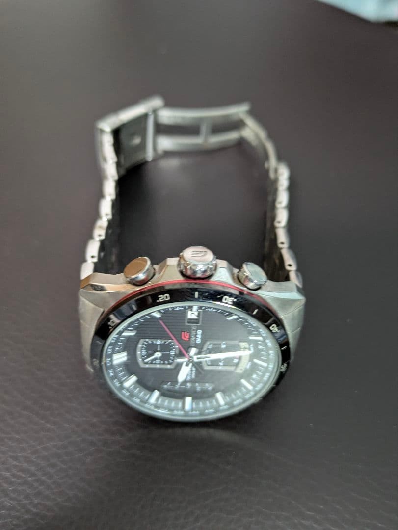 Casio Edifice EQW-A1100 Radio Solar Chronograph Mens Watch Black Date Japan