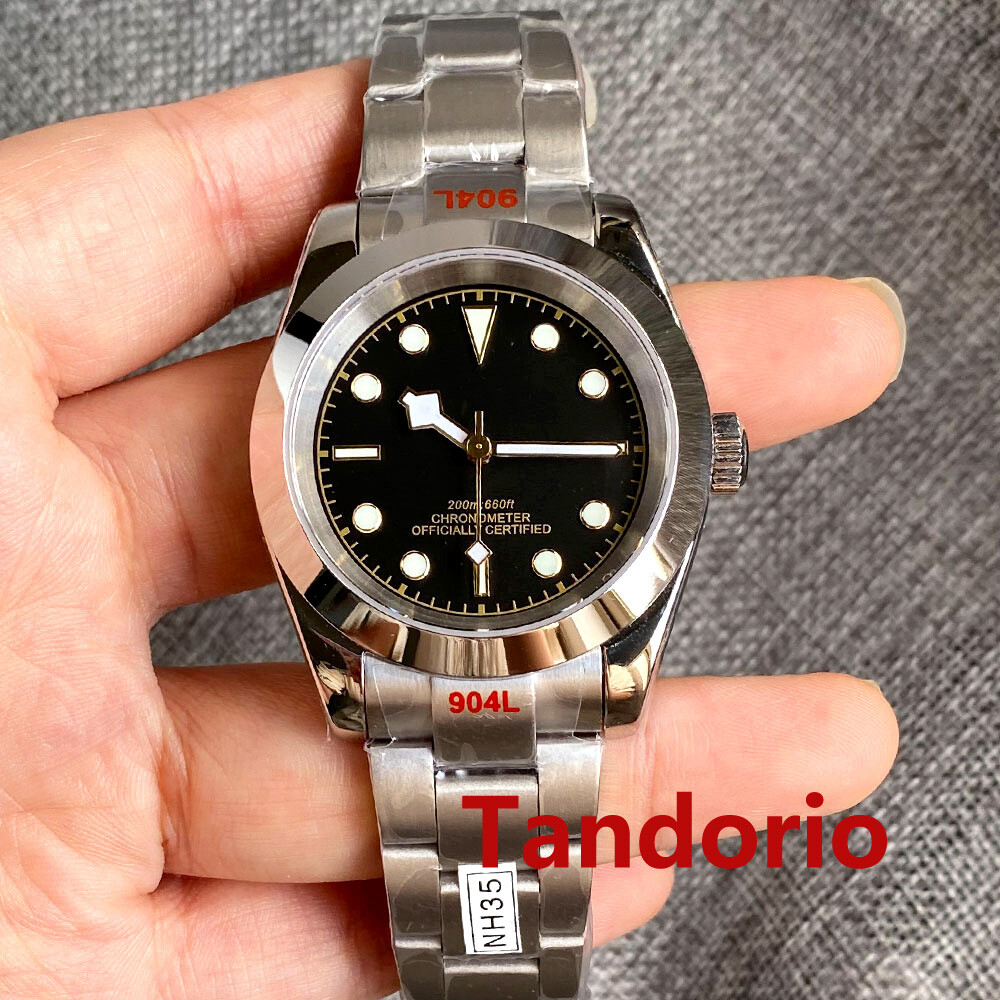 36mm/39mm BLIGER Black/Grey Dial Sapphire Glass NH35A PT5000 Automatic Men Watch