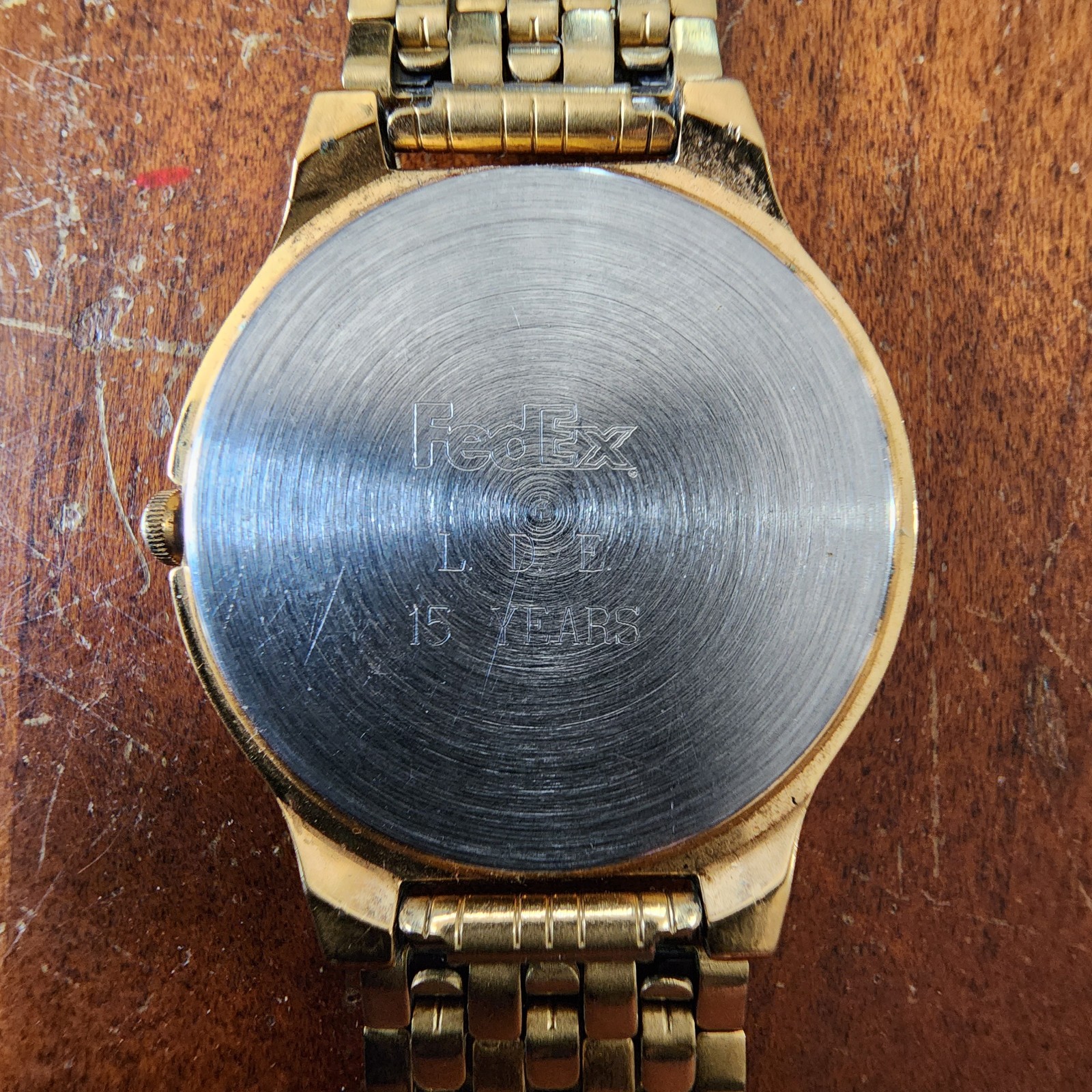 Seiko V701-6K69 Quartz Dress Watch Gold Tone Roman Dial Gold Bracelet New Bat EC