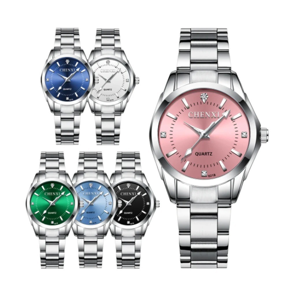 CHENXI 021B Women’s Watch Simple Design Luxury Stainless Steel Women Quartz Wris
