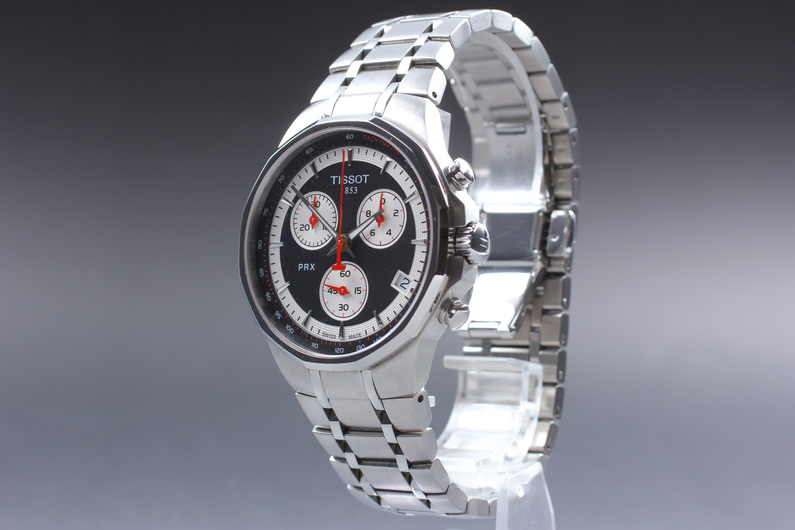 [ Box, Paper ] TISSOT PRX Chronograph T077417A Sapphire Crystal Swiss Made Watch