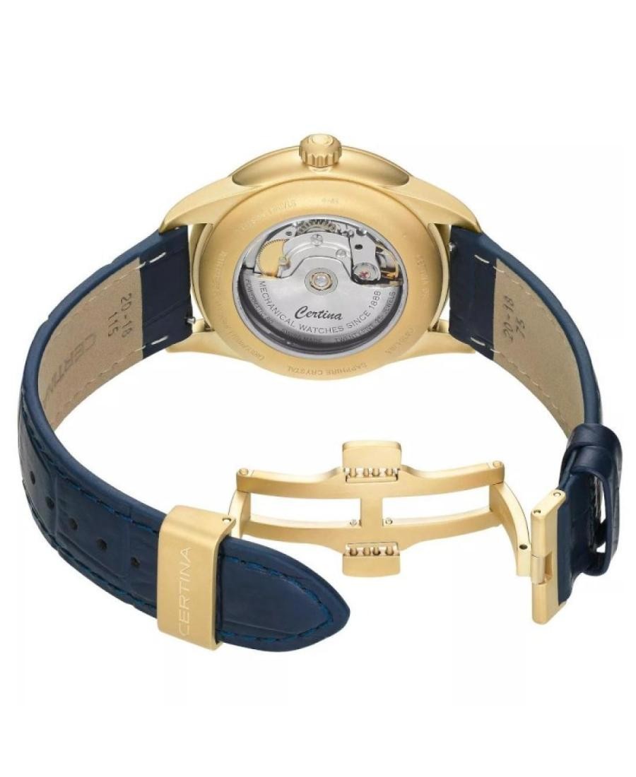 CERTINA Men Analog Automatic Casual Watch Classic Dress Blue Dial Waterproof Rou