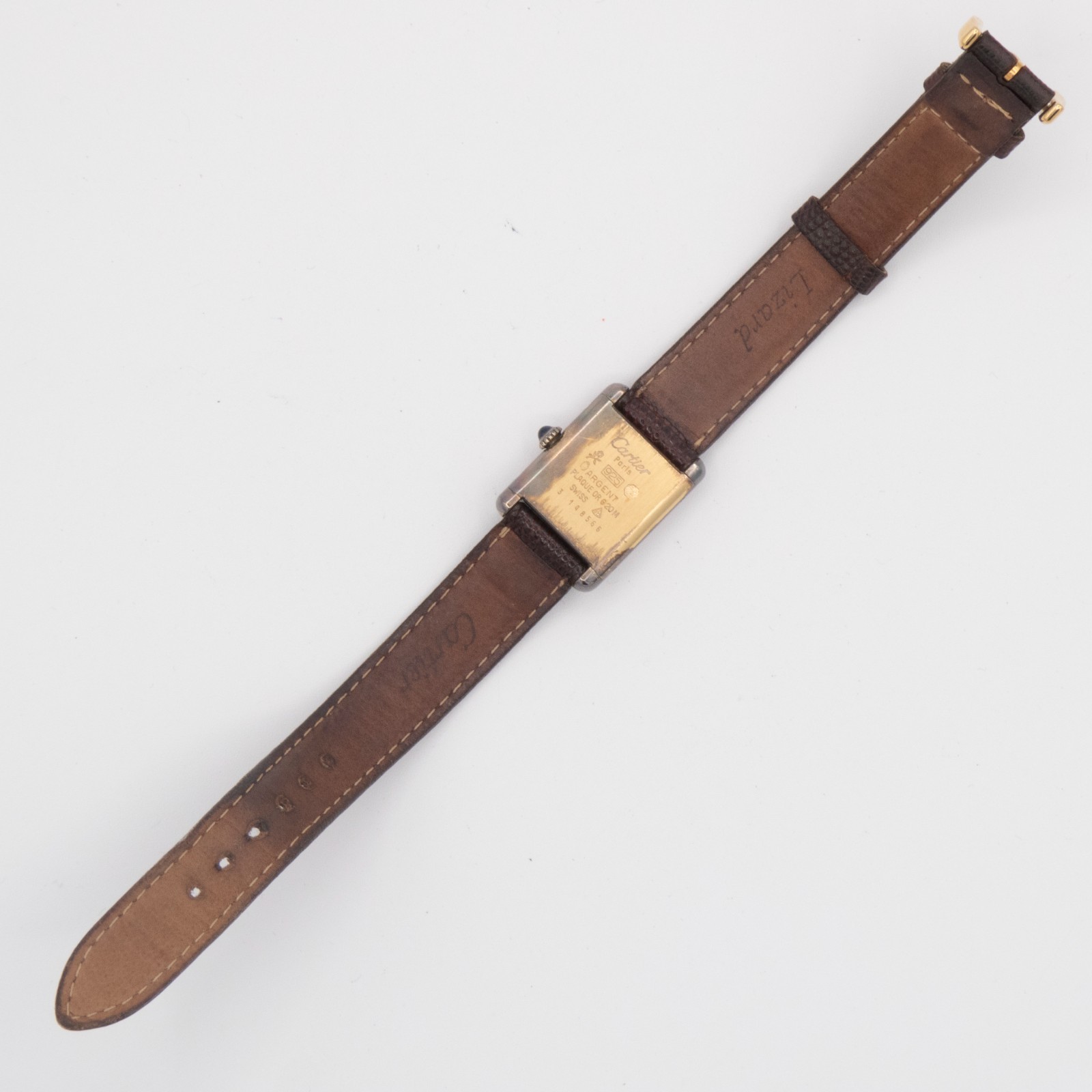 Cartier Must de Cartier Ladies’ Vermeil Tank Mechanical Wristwatch – Keeps Time