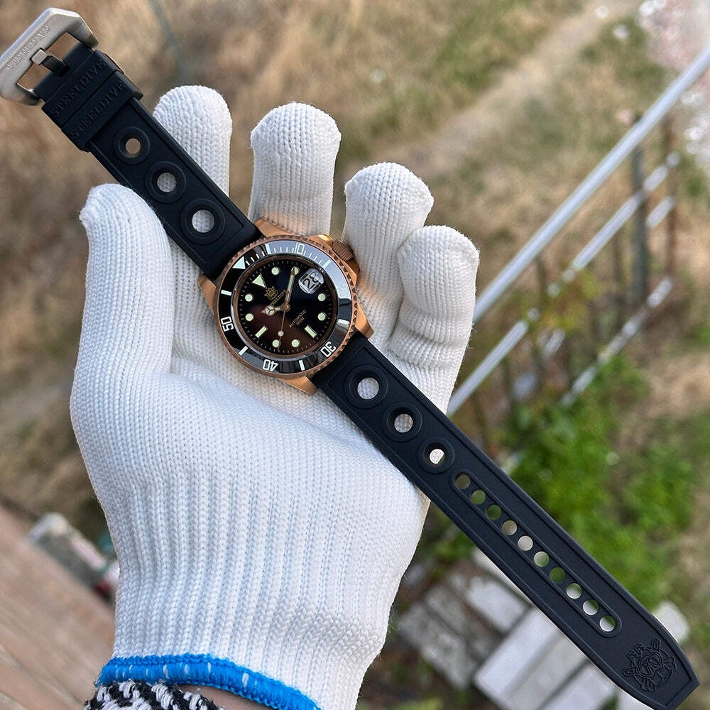 STEELDIVE SD1953S — Solid Bronze 40.5MM 300M NH35 Automatic Dive Watch