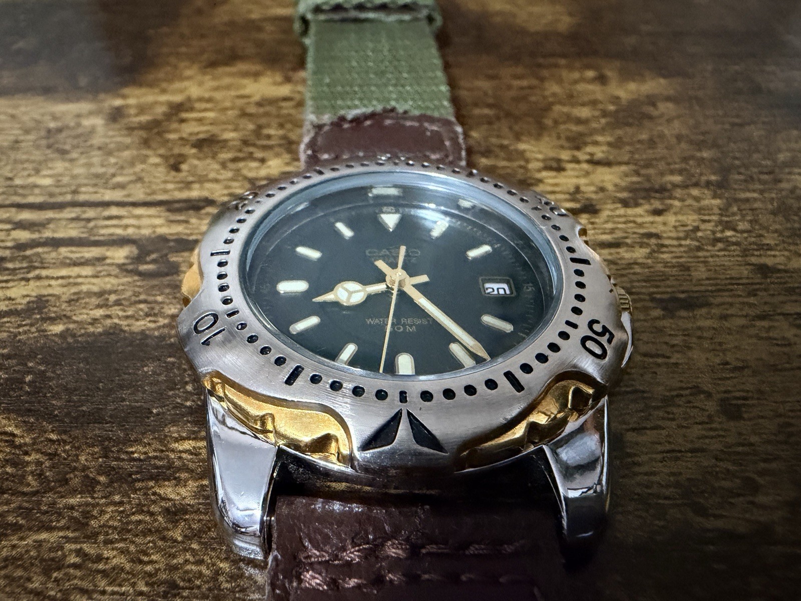 Vintage 1990’s Casio 1342 MTP 3005 Men’s Quartz Watch Working