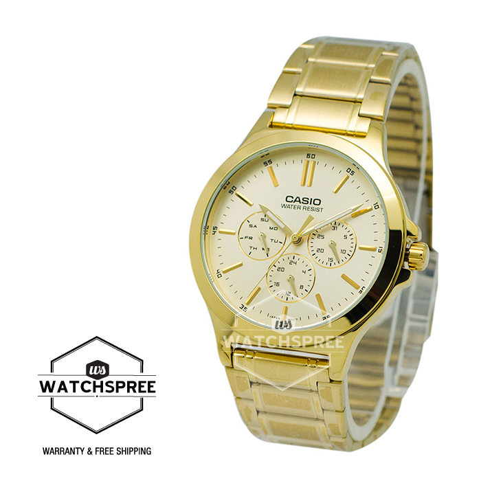 Casio Men’s Standard Analog Watch MTPV300G-9A MTP-V300G-9A